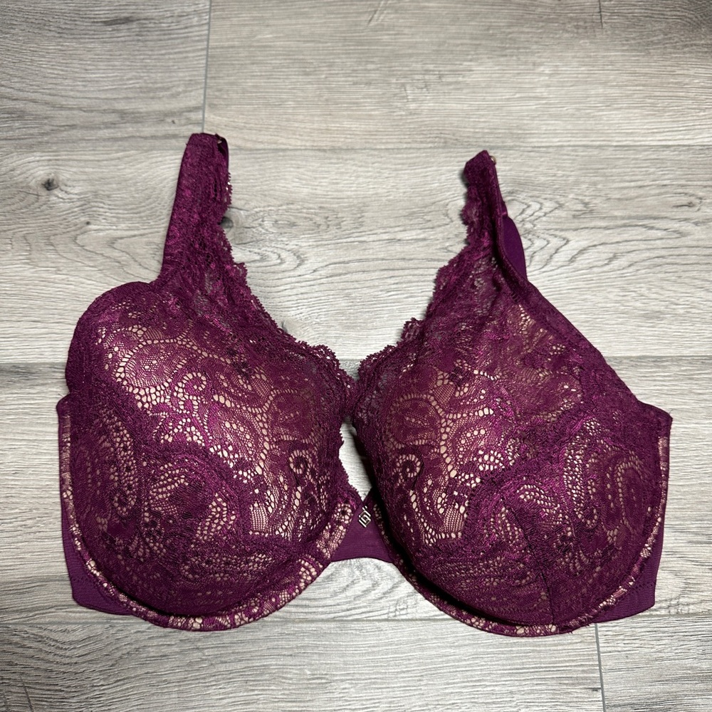 ThirdLove Lace Underwire Bra in Rich Burgundy